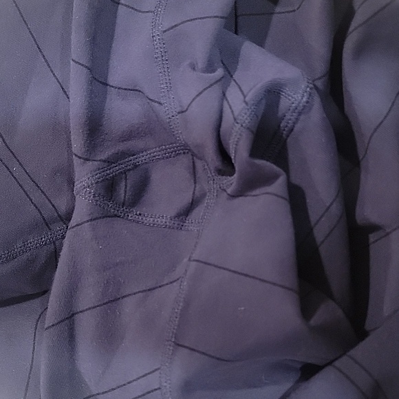 PrAna Leggings Chakara Transform Leggings Blue Nautical Stripe. - Picture 5 of 8